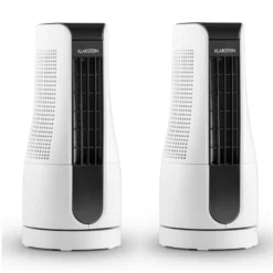 Skyscraper Office Tischventilator 2er-Set Säulenventilator 16W Weiß