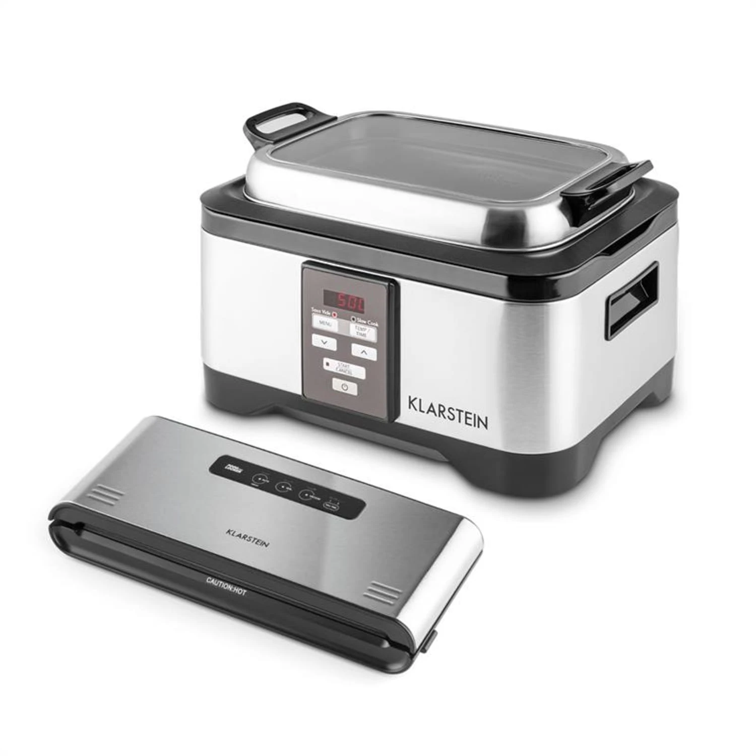 Tastemaker Foodlocker Sous-vide Set Schongarer Slow Cooker 6l 550 W Tastemaker Foodlocker Sous-vide Set Schongarer Slow Cooker 6l 550 W -Deutschland Klarstein Verkaufs-Shop 60001605 yy 0001 titel