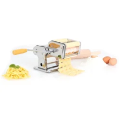Carina Morena Pasta Maker Set Küchenmaschine 800W 4L Edelstahlschüssel -Deutschland Klarstein Verkaufs-Shop 60001807 yy 0009 titel Klarstein Pasta Maker Nudelmaschine
