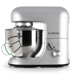 Bella Argentea Komplettset Küchenmaschine + Zusatzschüssel Silber -Deutschland Klarstein Verkaufs-Shop 60001830 yy 0003 detail Klarstein Bella Argentea Kuechenmaschine reedit