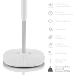 Silent Storm Standventilator 2er-Set 16" (41cm) 5-Blatt-Rotor Weiß -Deutschland Klarstein Verkaufs-Shop 60002055 yy 0008 detail Klarstein Silent Storm Standventilator weiss reedit v2
