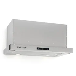 Vinea Dunstabzugshaube Umluftset 60cm 610m³/h Aktivkohlefilter Silber -Deutschland Klarstein Verkaufs-Shop 60002221 yy 0004 titel Klarstein Vinea Unterbau Dunstabzugshaube silber