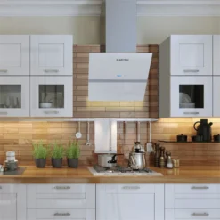 Aurea VII Dunstabzugshaube Umluftset 60cm Aktivkohlefilter Weiß -Deutschland Klarstein Verkaufs-Shop 60002224 yy 0003 ambient Klarstein Aurea VII Abzugshaube 60cm reedit