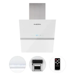 Aurea VII Dunstabzugshaube Umluftset 60cm Aktivkohlefilter Weiß -Deutschland Klarstein Verkaufs-Shop 60002224 yy 0004 detail Klarstein Aurea VII Abzugshaube 60cm