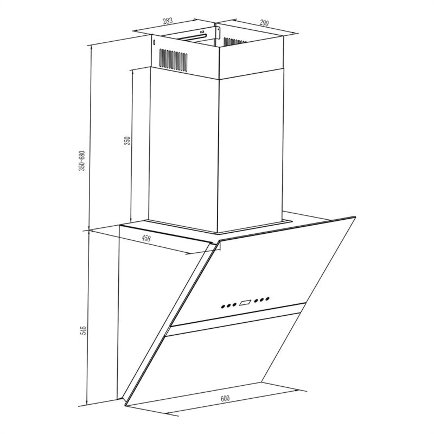 Aurea VII Dunstabzugshaube Umluftset 60cm Aktivkohlefilter Weiß -Deutschland Klarstein Verkaufs-Shop 60002224 yy 0006 logo Klarstein Aurea VII Abzugshaube 60 cm weiss
