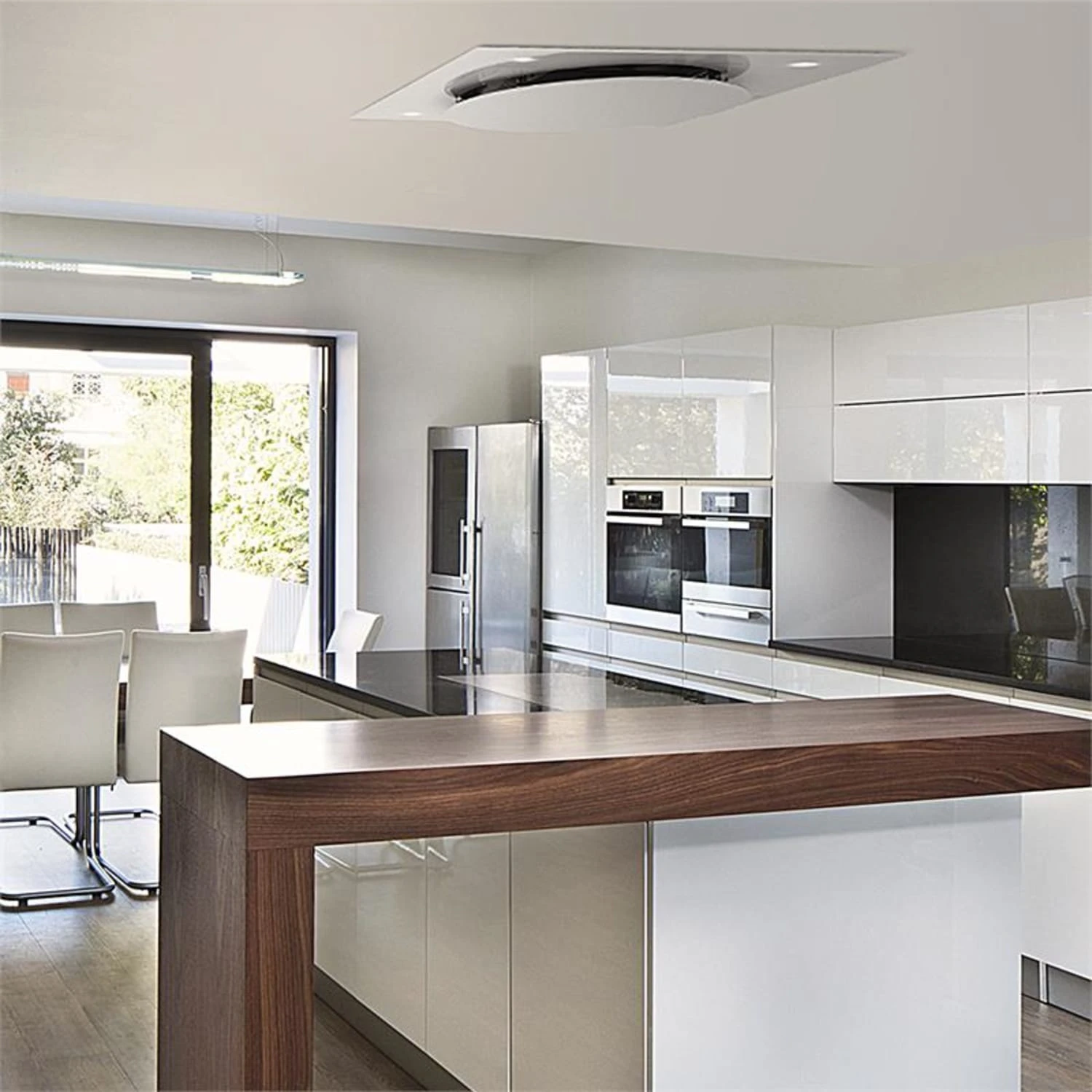 Secret Service Umluftset 110cm 800m³/h Aktivkohlefilter weiß Secret Service Umluftset 110cm 800m³/h Aktivkohlefilter Weiß -Deutschland Klarstein Verkaufs-Shop 60002227 yy 0003 ambient Klarstein Secret Service Dunstabzugshaube weiss reedit