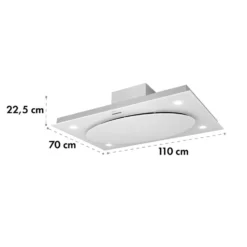 Secret Service Umluftset 110cm 800m³/h Aktivkohlefilter Weiß 5 Secret Service Umluftset 110cm 800m³/h Aktivkohlefilter Weiß -Deutschland Klarstein Verkaufs-Shop 60002227 yy 0008 detail Klarstein Secret Service Dunstabzugshaube weiss reedit