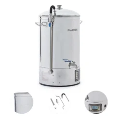 Mundschenk + Eintauchkühler Bierbrauanlage 2500W 30l 304 Edelstahl -Deutschland Klarstein Verkaufs-Shop 60002275 yy 0003 detail Klarstein Mundschenk Maischekessel Bierbrauanlage