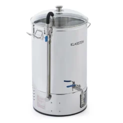Mundschenk + Eintauchkühler Bierbrauanlage 2500W 30l 304 Edelstahl -Deutschland Klarstein Verkaufs-Shop 60002275 yy 0004 front Klarstein Mundschenk Maischekessel Bierbrauanlage