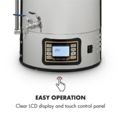 Mundschenk XXL + Eintauchkühler Bierbrauanlage 3000W 50l 304 Edelstahl -Deutschland Klarstein Verkaufs-Shop 60002276 yy 0003 logo Klarstein Mundschenk XXL Maischekessel Edelstahl