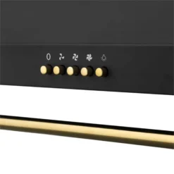 Montblanc Dunstabzugshaube Umluftset 610m³/h 165W 2x1,5W Schwarz -Deutschland Klarstein Verkaufs-Shop 60002318 yy 0005 detail Klarstein Montblanc 60 Dunstabzugshaube schwarz