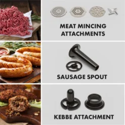 Curve Plus Küchenmaschinen-Set | 5l | 4-in-1 Fleischwolf | Silber -Deutschland Klarstein Verkaufs-Shop 60002330 yy 0003 logo Klarstein Curve Plus Kuechenmaschinen Set silber