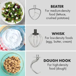 Curve Plus Küchenmaschinen-Set | 5l | 4-in-1 Fleischwolf | Silber -Deutschland Klarstein Verkaufs-Shop 60002330 yy 0007 logo Klarstein Curve Plus Kuechenmaschinen Set silber