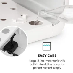 GrowIt Farm Starter Kit Asia 28 Pflanzen 48W 8Ltr Asia-Seeds Nährlösung -Deutschland Klarstein Verkaufs-Shop 60002406 yy 0008 logo Klarstein GrowIt Farm Smart Indoor Garden 8 Liter