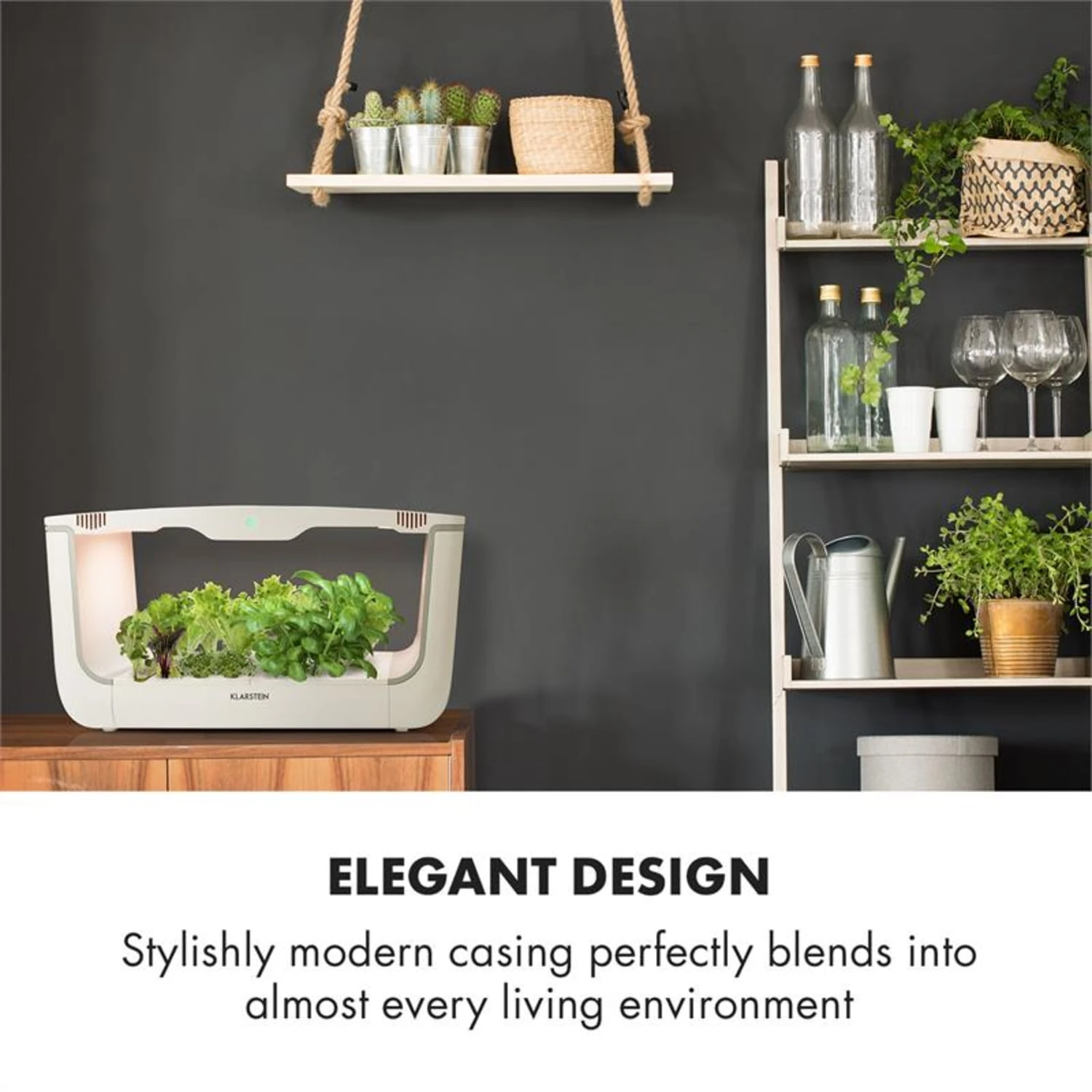 GrowIt Farm Starter Kit Salad 28 Pflanzen 48W 8 Ltr Salad-Seeds Nährlösung GrowIt Farm Starter Kit Salad 28 Pflanzen 48W 8 Ltr Salad-Seeds Nährlösung -Deutschland Klarstein Verkaufs-Shop 60002408 yy 0005 logo Klarstein GrowIt Farm Smart Indoor Garden 8 Liter
