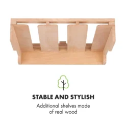 Barossa 77 Duo Weinkühlschrank-Set 2 Zonen 191L/77Fl. Weinglasregal -Deutschland Klarstein Verkaufs-Shop 60002418 yy 0011 logo Klarstein Barossa 77D Weinglas Regal