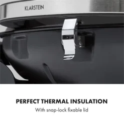 Parforce One 3,5kW 12000BTU 300°C SNJS Gasschlauch Schwarz 6 Parforce One 3,5kW 12000BTU 300°C SNJS Gasschlauch Schwarz -Deutschland Klarstein Verkaufs-Shop 60002427 yy 0007 logo Klarstein Parforce One Gasgrill 12000BTU schwarz