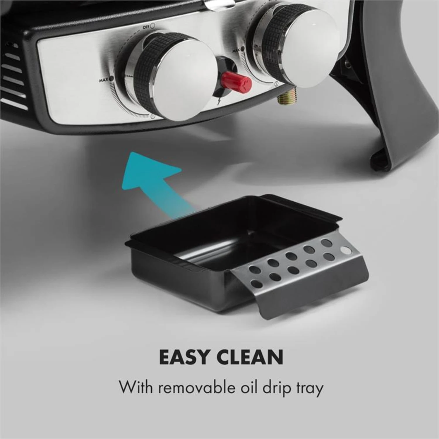 Parforce Duo Gasgrill 2 Brenner 4,4kW 15000BTU 300°C Gasschlauch grau Parforce Duo Gasgrill 2 Brenner 4,4kW 15000BTU 300°C Gasschlauch Grau -Deutschland Klarstein Verkaufs-Shop 60002430 yy 0009 logo Klarstein Parforce Duo Gasgrill 2 Brenner grau