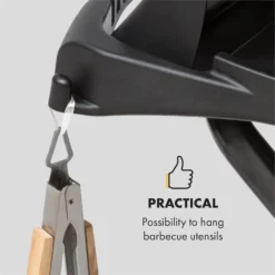 Parforce One Gasgrill 3,5kW 12000BTU Grilltisch Gasschlauch Schwarz -Deutschland Klarstein Verkaufs-Shop 60002431 yy 0012 logo Klarstein Parforce Stand Grilltisch Zubehoer