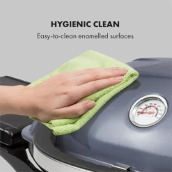 Parforce One Gasgrill 3,5kW 12000BTU SNJS Grilltisch Gasschlauch Grau -Deutschland Klarstein Verkaufs-Shop 60002432 yy 0006 logo Klarstein Parforce One Gasgrill 12000BTU grau