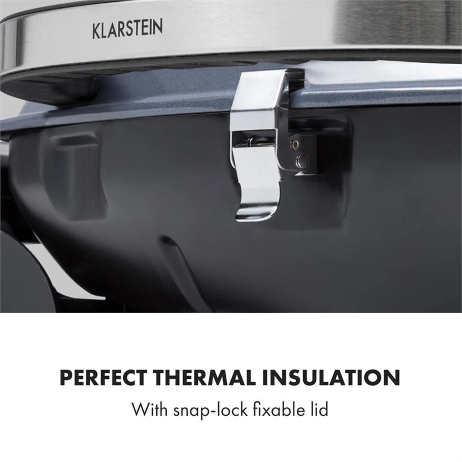 Parforce One Gasgrill 3,5kW 12000BTU SNJS Grilltisch Gasschlauch Grau -Deutschland Klarstein Verkaufs-Shop 60002432 yy 0007 logo Klarstein Parforce One Gasgrill 12000BTU grau