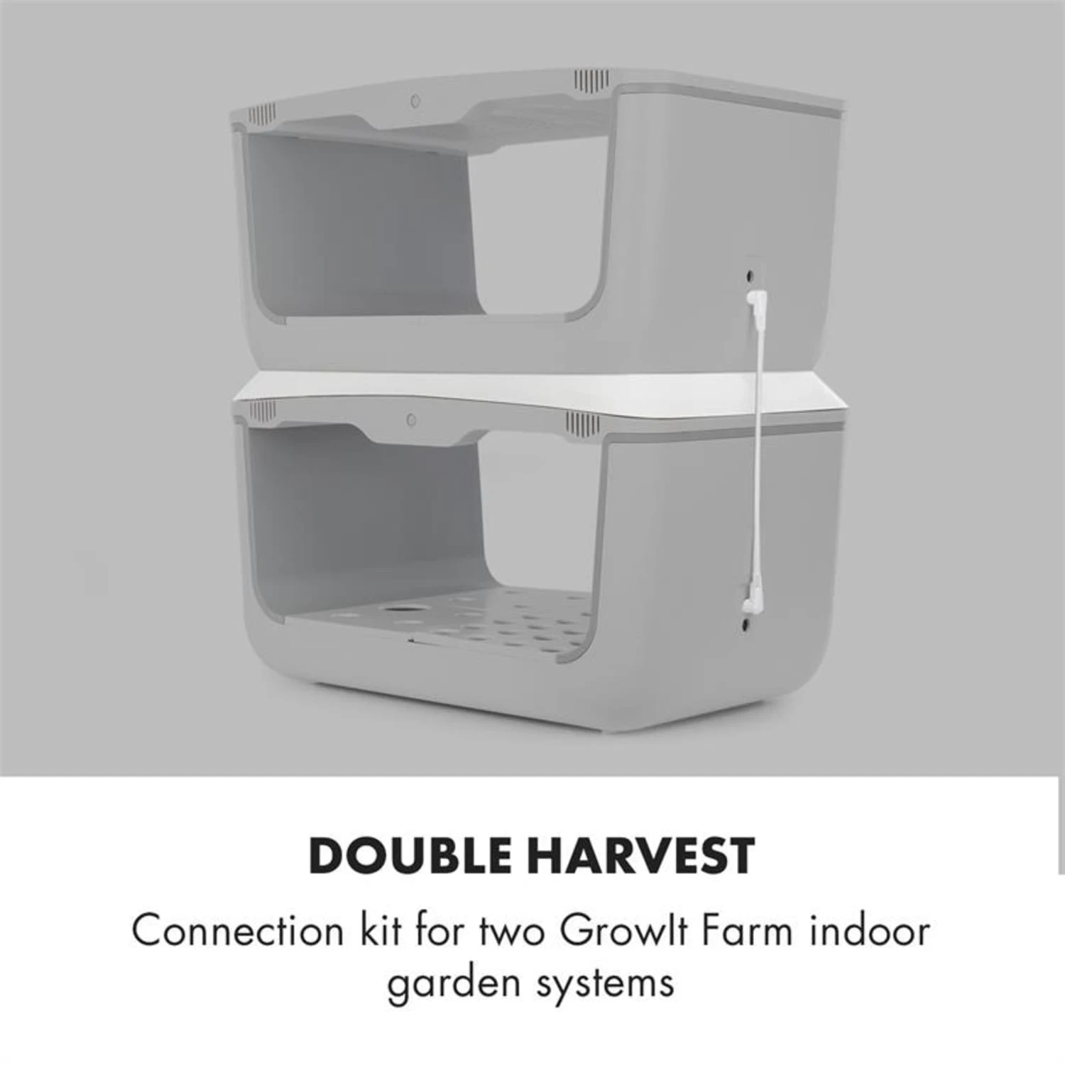 GrowIt Farm 2 Etagen Kit 2x Smart Indoor Garden Verbindungsset GrowIt Farm 2 Etagen Kit 2x Smart Indoor Garden Verbindungsset -Deutschland Klarstein Verkaufs-Shop 60002465 yy 0009 logo Klarstein GrowIt Connection Kit Verbindungsrahmen