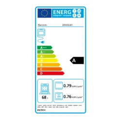 Kalahari Ignito Einbau-Ofen-Set Elektro / Gas 68Ltr Schwarz Edelstahl -Deutschland Klarstein Verkaufs-Shop 60002586 energy label