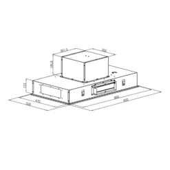 Gusteau Remy Einbau-Set Backofen + Einbau-Haube 2950W 64Ltr 620 M³/h Schwarz Edelstahl -Deutschland Klarstein Verkaufs-Shop 60002597 yy 0011 logo Klarstein Remy Deckenhaube 90cm schwarz