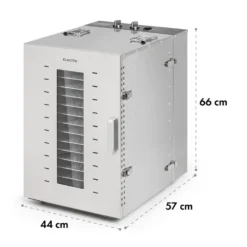 Master Jerky 16 Dörrautomat + Fleischhaken Set 1500W 40-90 °C 15h-Timer Edelstahl Silber -Deutschland Klarstein Verkaufs-Shop 60002668 yy 0009 logo Klarstein Master Jerky 16 Doerrautomat Haken Set