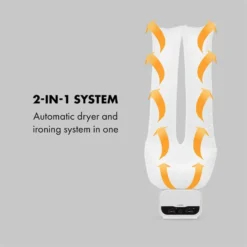 ShirtButler Pro Automatisches Trocknersystem Hemd & Hose 1200 W 2-in-1 70 °C Timer Weiß -Deutschland Klarstein Verkaufs-Shop 60002669 yy 0003 logo Klarstein ShirtButler Pro Trocknersystem weiss