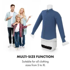 ShirtButler Pro Automatisches Trocknersystem Hemd & Hose 1200 W 2-in-1 70 °C Timer Weiß -Deutschland Klarstein Verkaufs-Shop 60002669 yy 0005 logo Klarstein ShirtButler Pro Ersatz Shirt