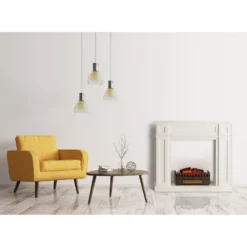 Lausanne Frame Kamingehäuse + Kamini FX Kamineinsatz 2000W MDF Klassisches Design -Deutschland Klarstein Verkaufs-Shop 60002701 yy 0003 logo Klarstein Lausanne Frame Gehaeuse Kamini FX