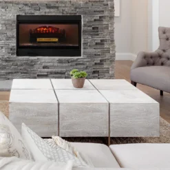 Lausanne Frame Kamingehäuse + Kamini FX Kamineinsatz 2000W MDF Klassisches Design -Deutschland Klarstein Verkaufs-Shop 60002701 yy 0007 logo Klarstein Lausanne Frame Gehaeuse Kamini FX