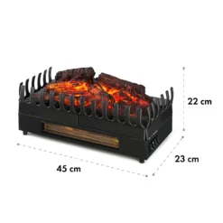 Lausanne Frame Kamingehäuse + Kamini FX Kamineinsatz 2000W MDF Klassisches Design -Deutschland Klarstein Verkaufs-Shop 60002701 yy 0010 logo Klarstein Lausanne Frame Gehaeuse Kamini FX