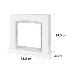 Studio Frame II Kamingehäuse + Kamini FX Kamineinsatz 2000W MDF Modernes Design -Deutschland Klarstein Verkaufs-Shop 60002710 yy 0006 logo Klarstein Studio Frame II Gehaeuse Kamini FX