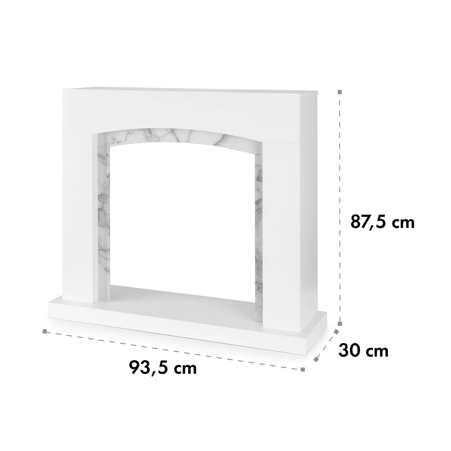 Studio Frame II Kamingehäuse + Kamini FX Kamineinsatz 2000W MDF Modernes Design -Deutschland Klarstein Verkaufs-Shop 60002710 yy 0006 logo Klarstein Studio Frame II Gehaeuse Kamini FX