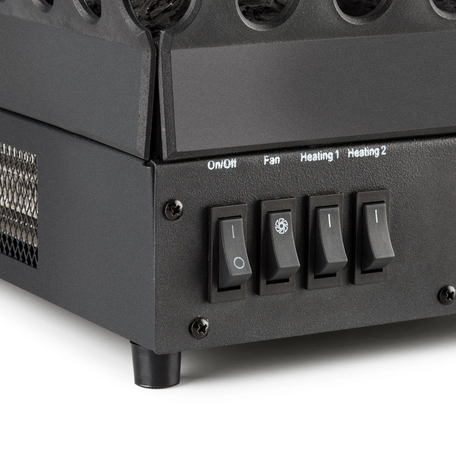 Studio Frame II Kamingehäuse + Kamini FX Kamineinsatz 2000W MDF Modernes Design -Deutschland Klarstein Verkaufs-Shop 60002710 yy 0009 logo Klarstein Studio Frame II Gehaeuse Kamini FX