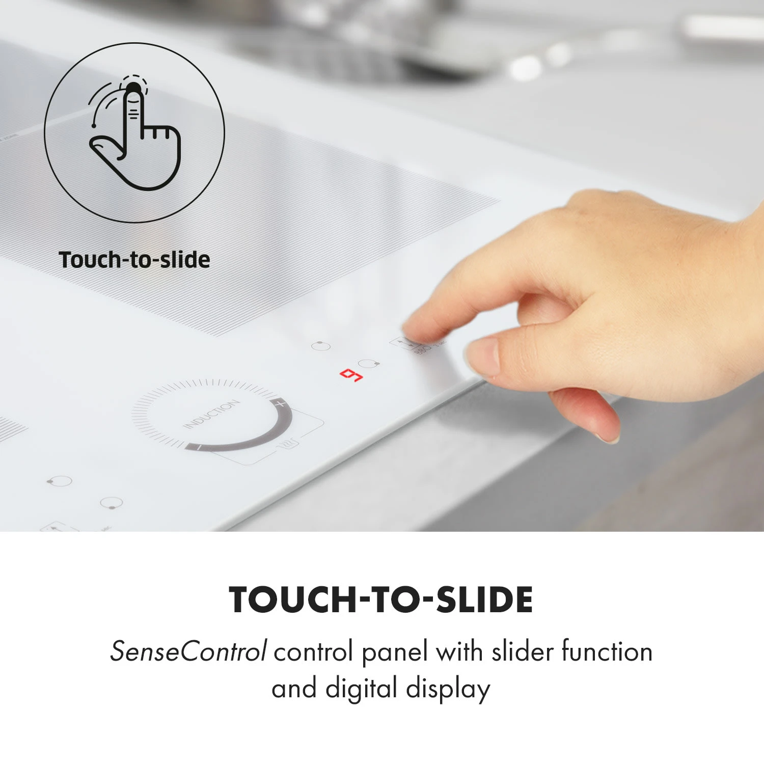 Delicatessa 60 Induktionskochfeld 4 Zonen 7000W Timer weiß Delicatessa 60 Induktionskochfeld 4 Zonen 7000W Timer Weiß -Deutschland Klarstein Verkaufs-Shop US 10033027 uk 0005 logo